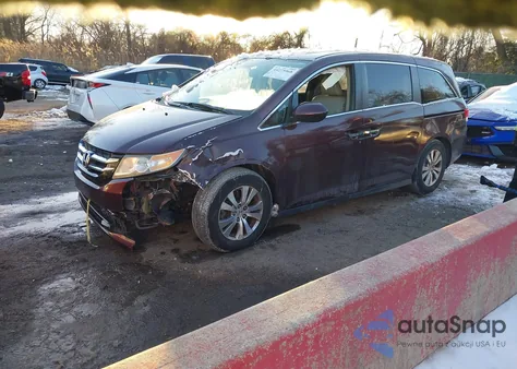 2014 Honda Odyssey Exl from USA, damaged, VIN 5FNRL5H61EB083368